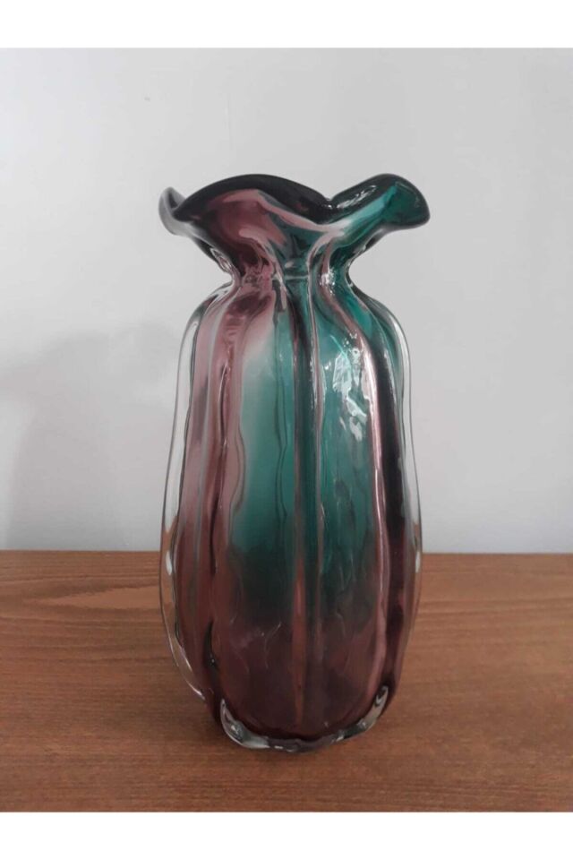 Renkli Cam Vazo
