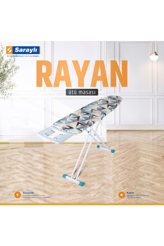 Xxx Rayan Ütü Masası Monoblok Ütü Masası 38x120 Ütüleme Alanı